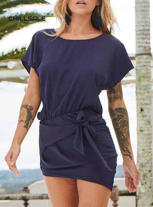 Majorca Dress (Navy)