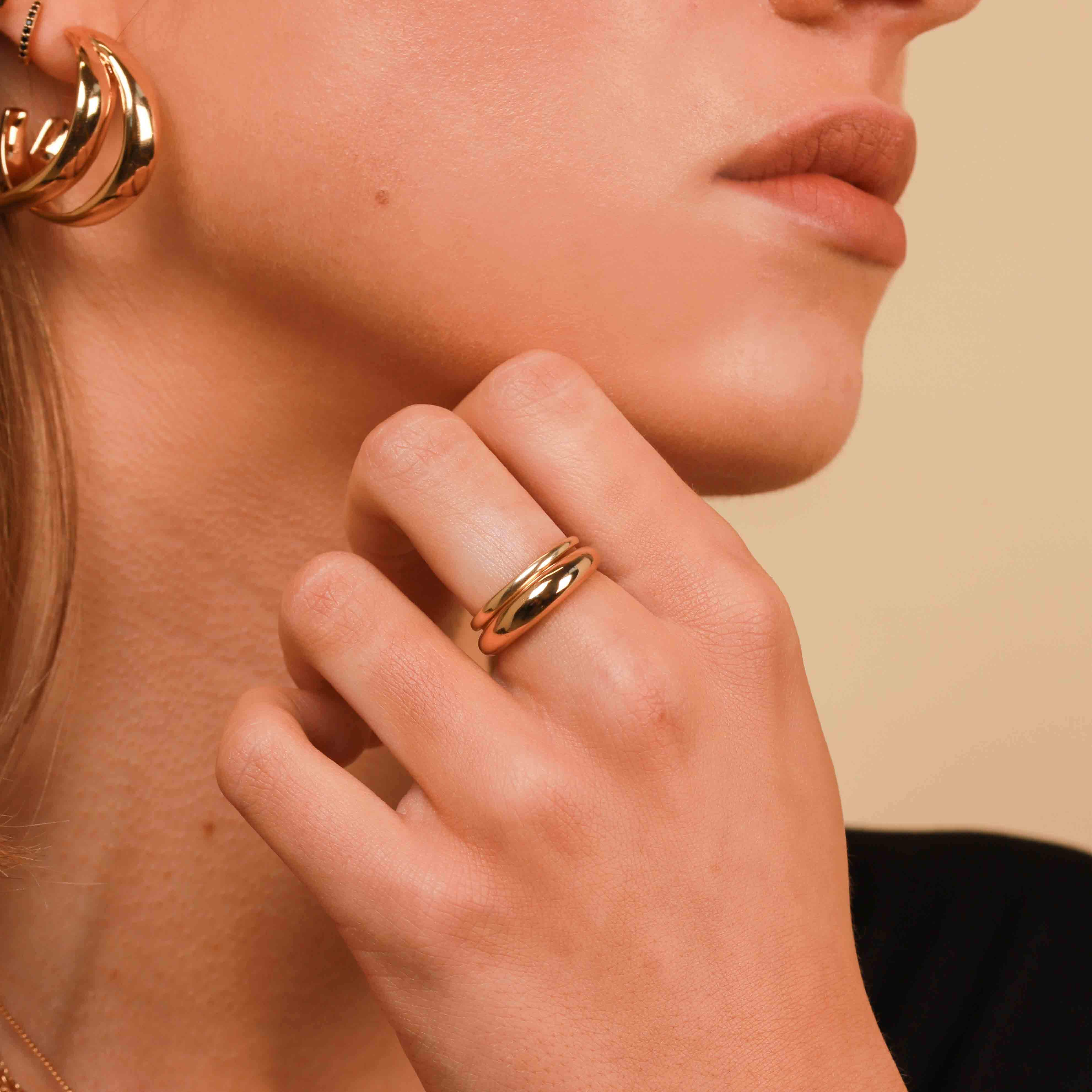 Essential Dome Ring in Gold