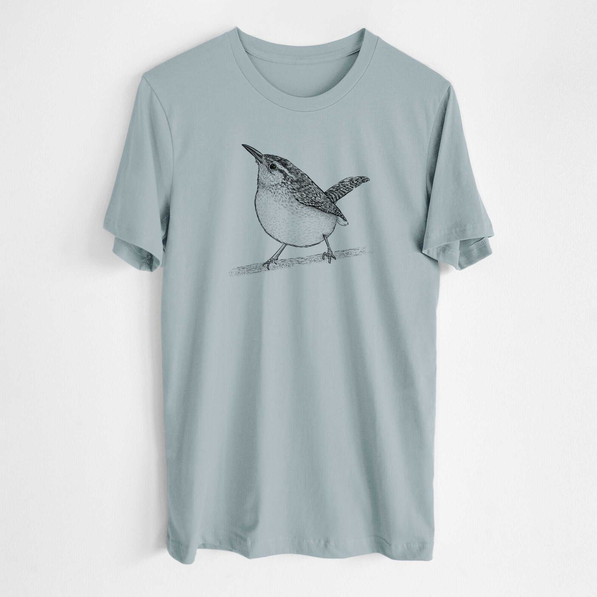 Carolina Wren - Thryothorus ludovicianus - Lightweight 100% Cotton Unisex Crewneck