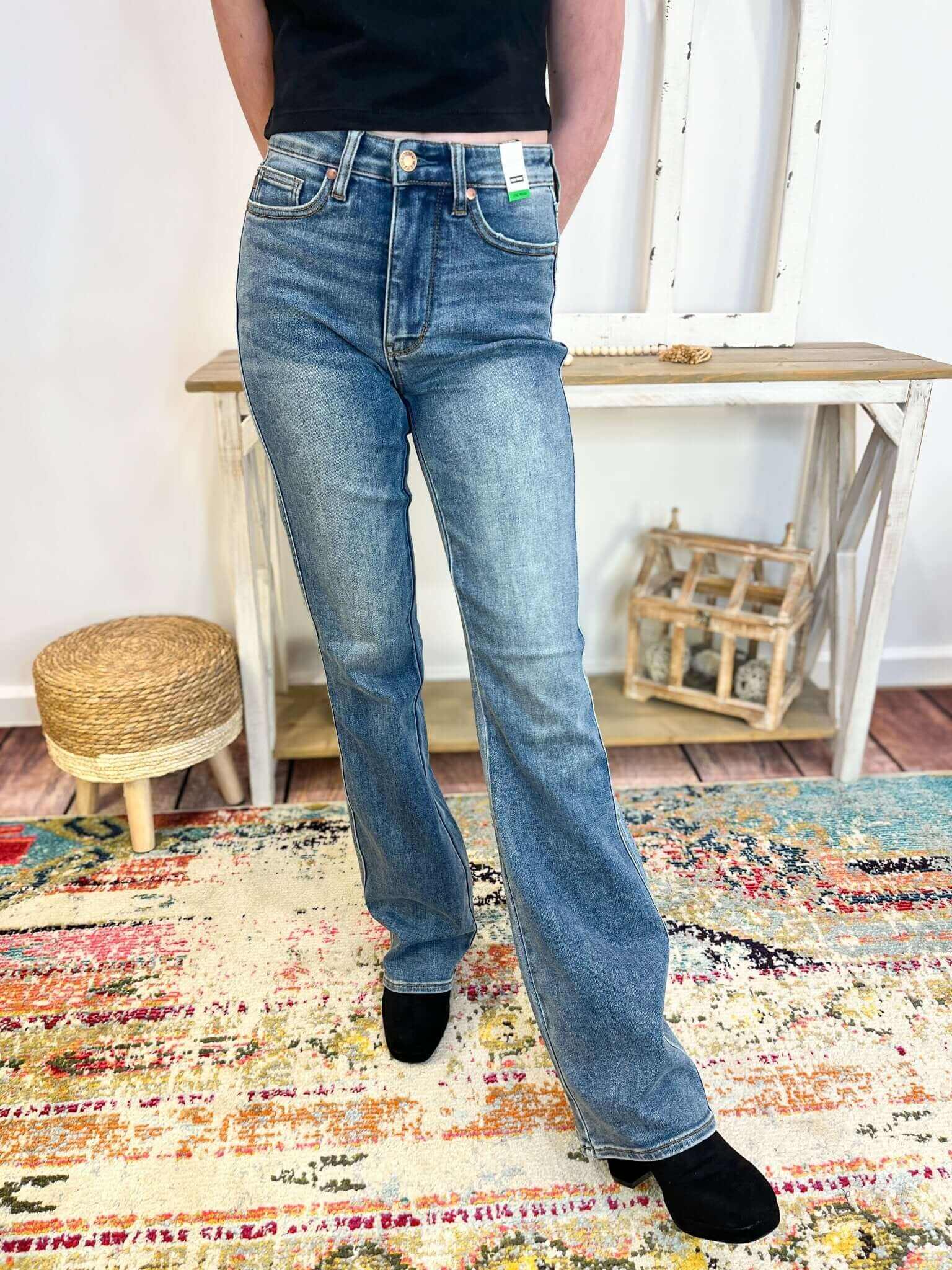 Judy Blue Perfect Fit Tummy Control High Rise Bootcut Jean - Short, Regular, Long Inseam