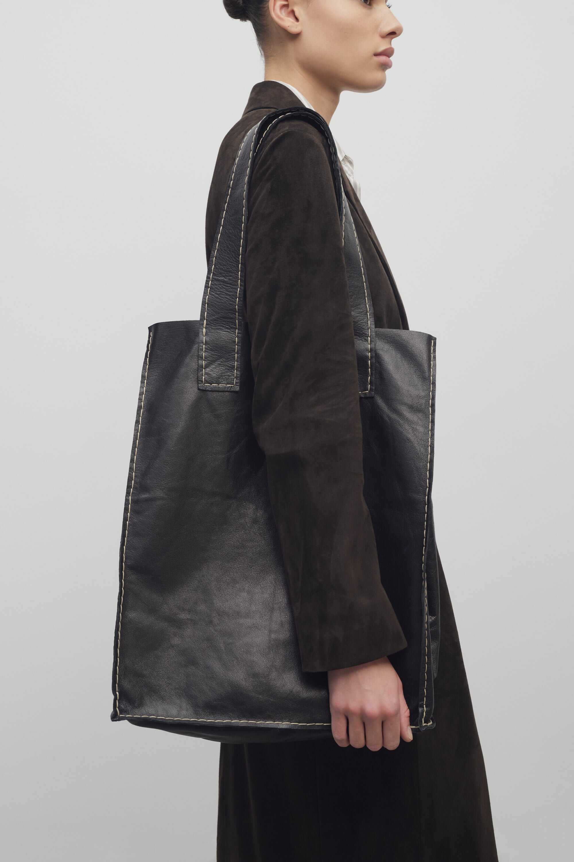 Maya Tote Bag in Leather