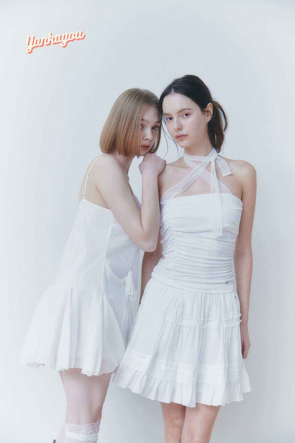 PAIN OR PLEASURE ARIEL LACE DRESS WHITE