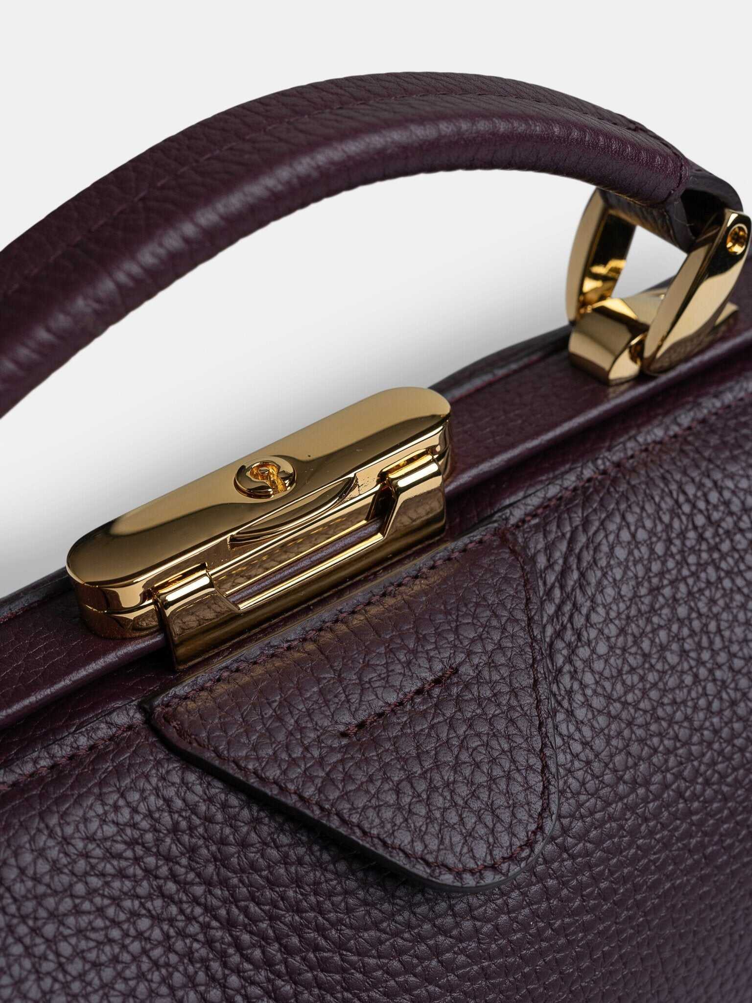 The Sophie -  Bordeaux Calf Grain