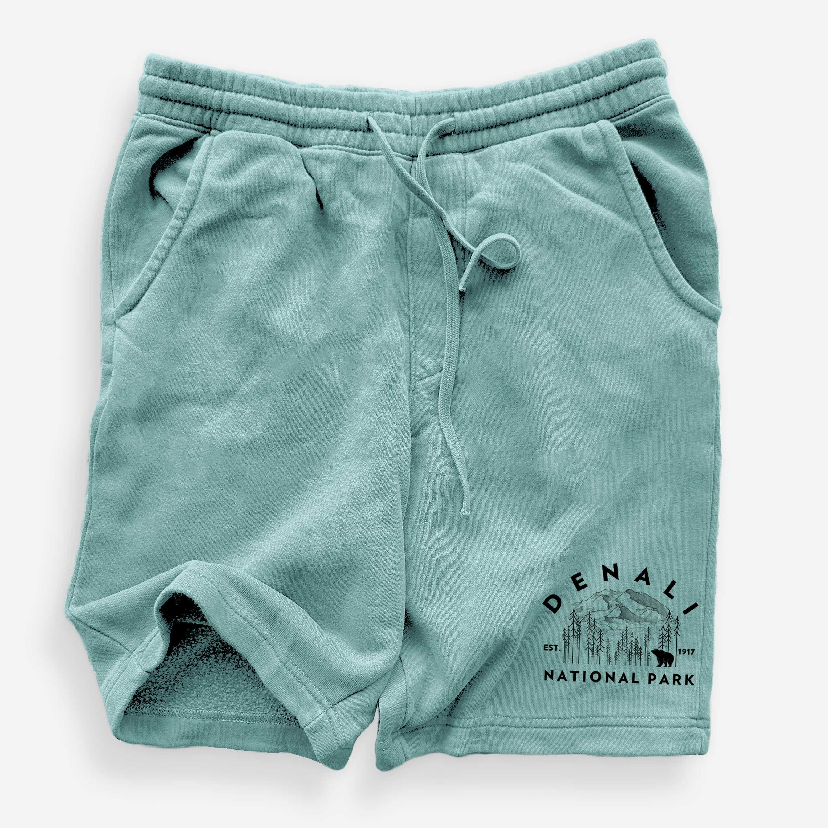 Denali National Park - Unisex Pigment Dyed Shorts