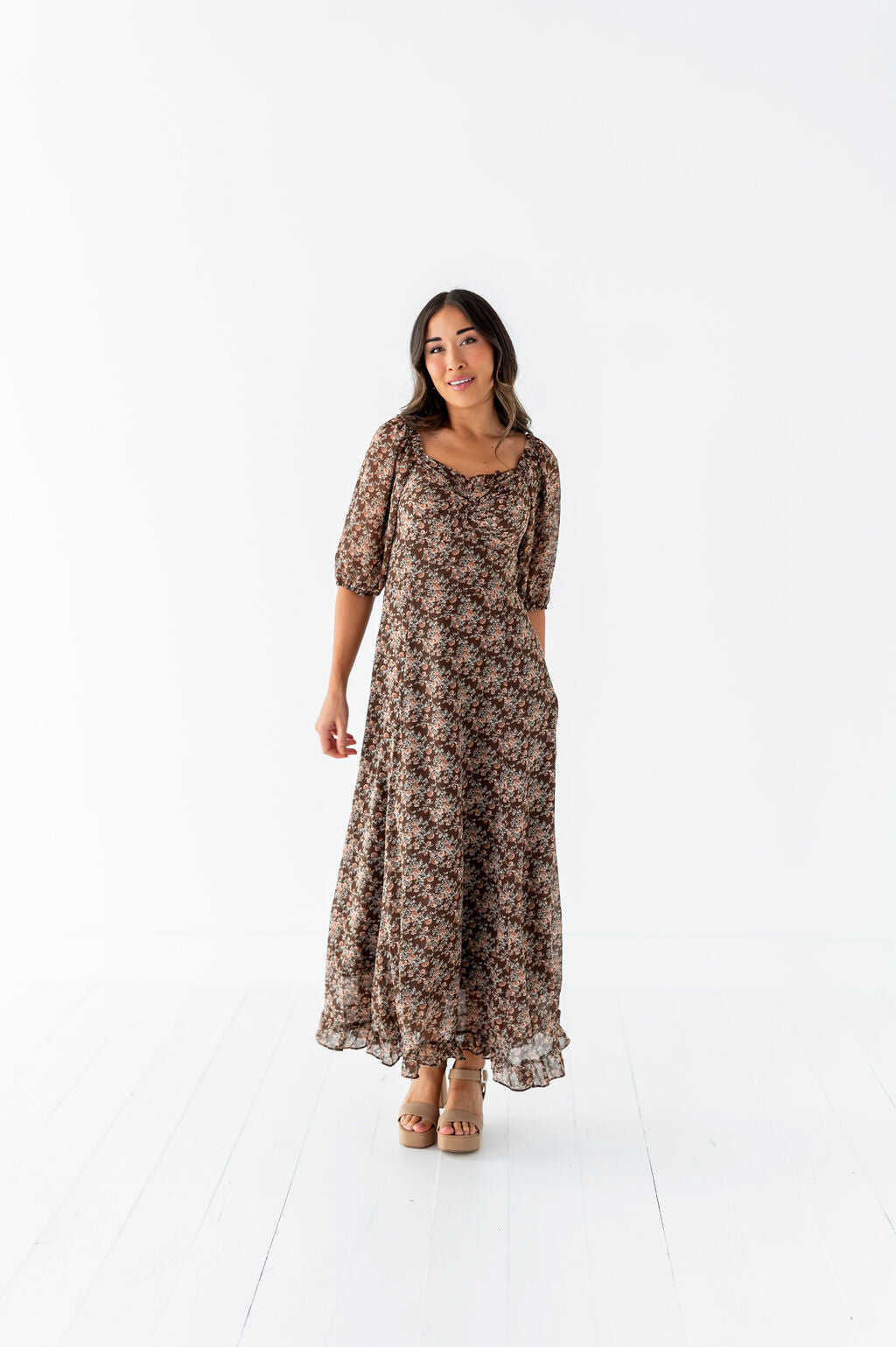 Larissa Floral Dress - Size Small, 2X, & 3X Left