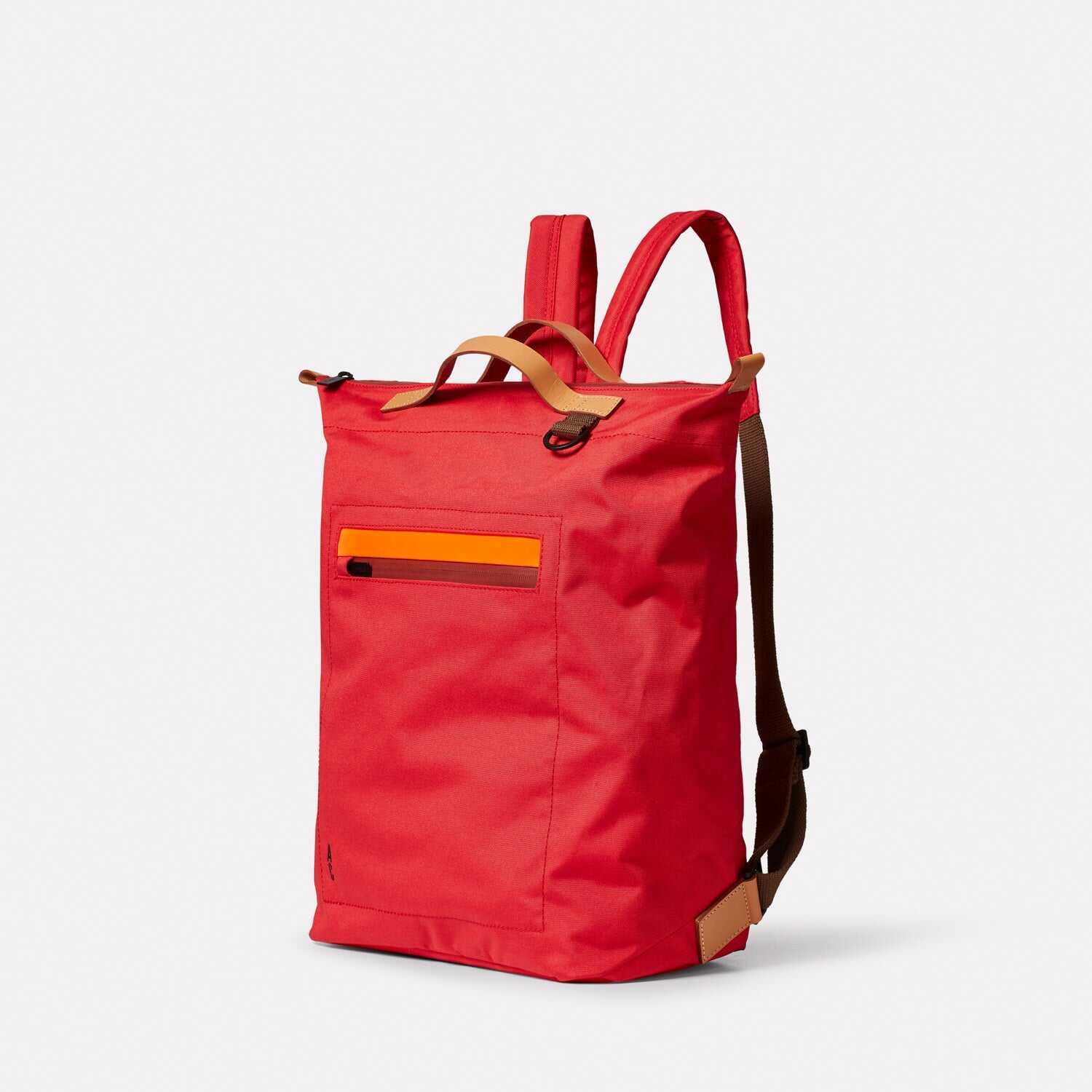 Hoy Travel Cycle Recycled Backpack in Crimson