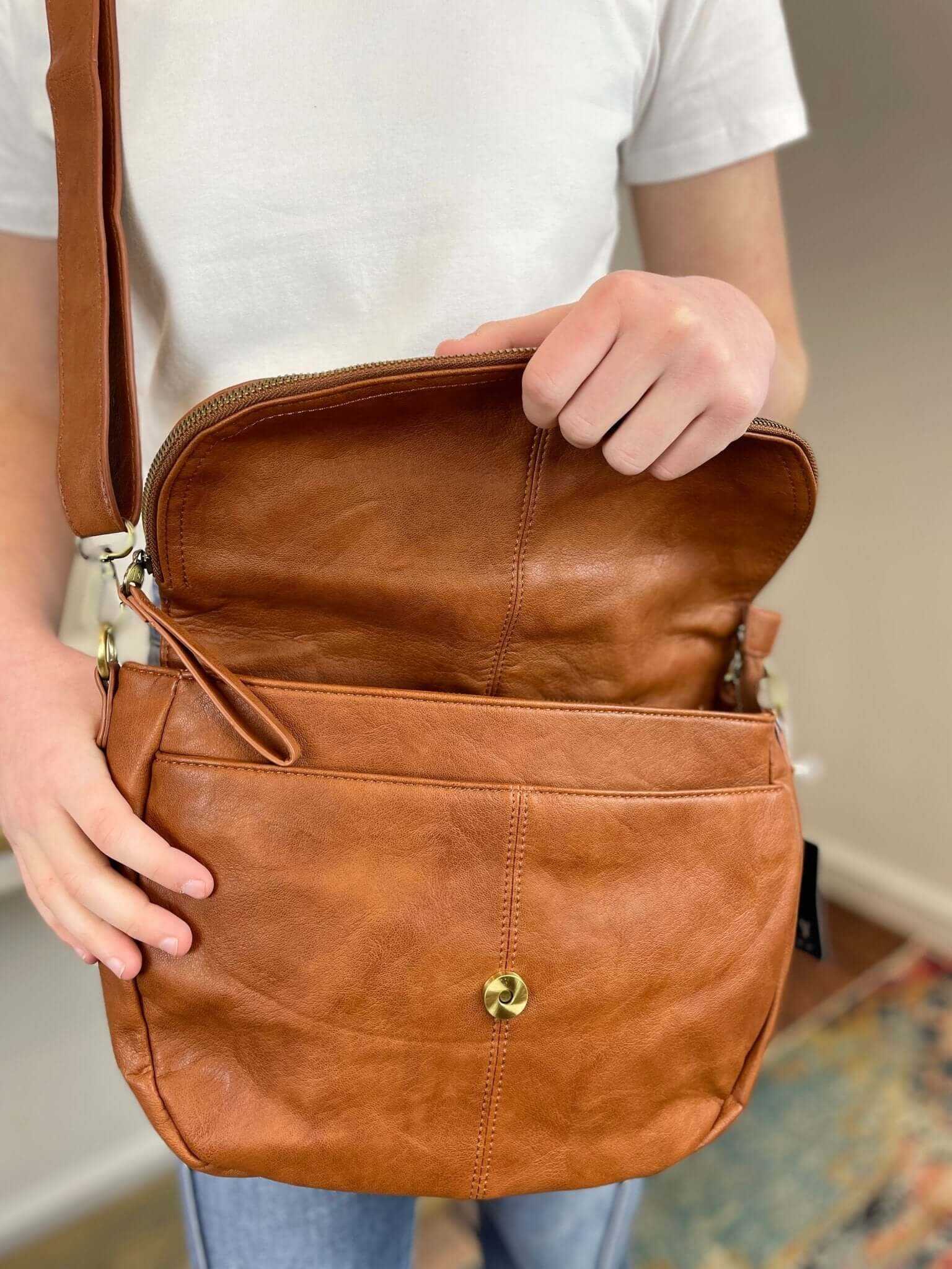 Selma Saddle Crossbody Bag