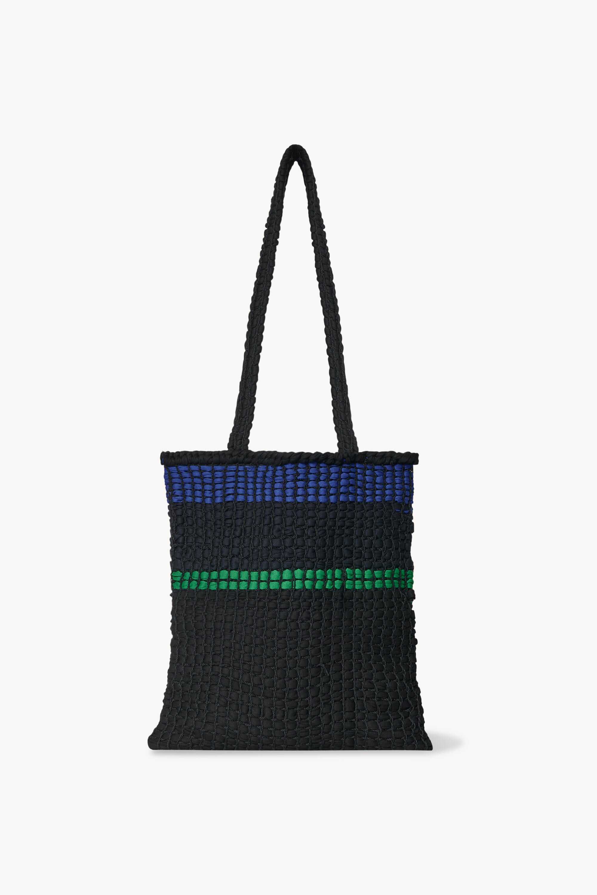 Haley Woven Tote Bag in Viscose