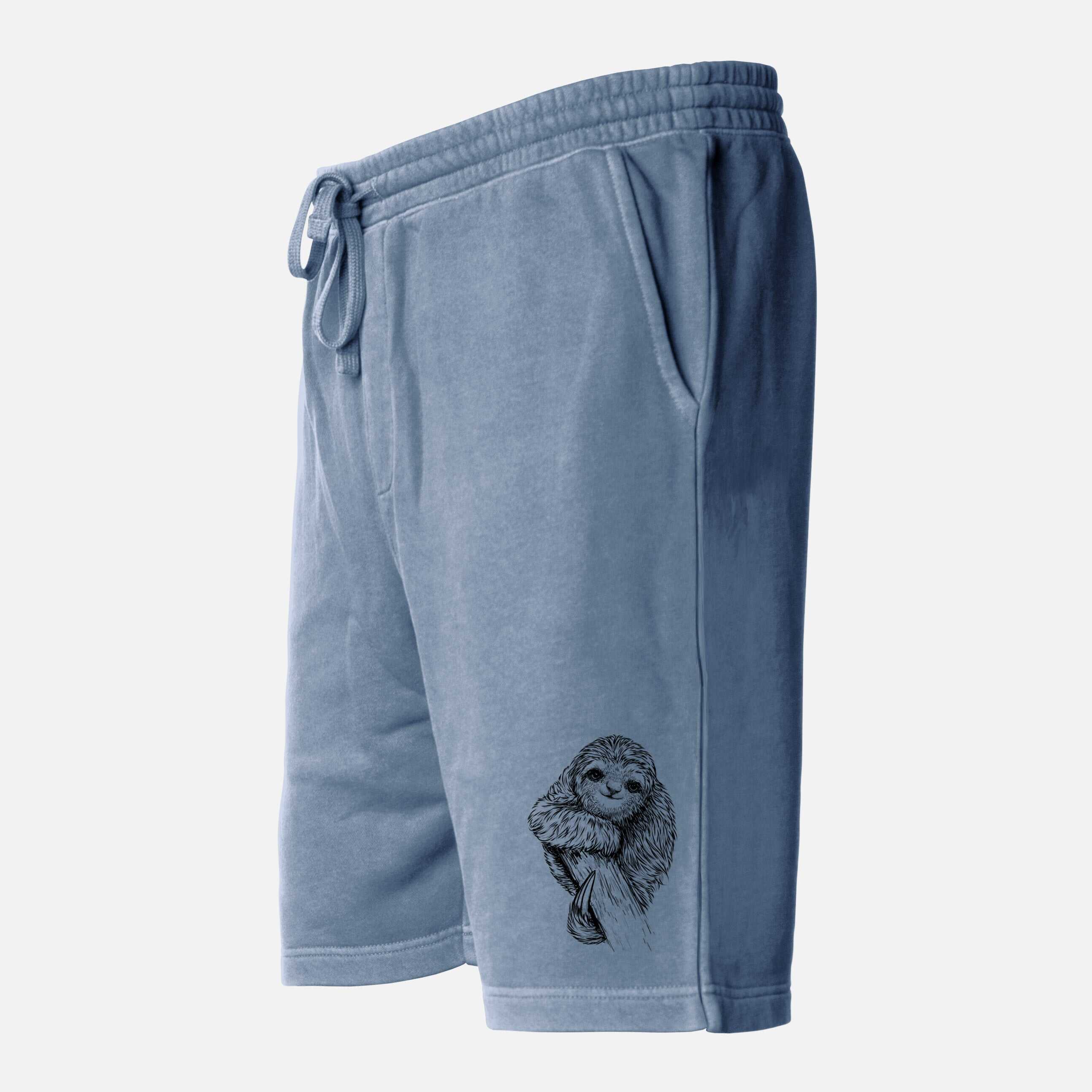 Pygmy Three-toed Sloth - Bradypus pygmaeus - Unisex Pigment Dyed Shorts