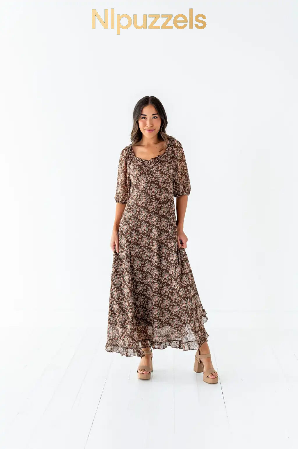 Larissa Floral Dress - Size Small, 2X, & 3X Left