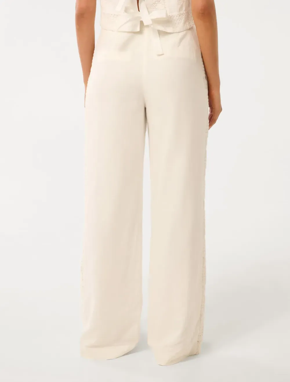 Crochet Wide-Leg Pants