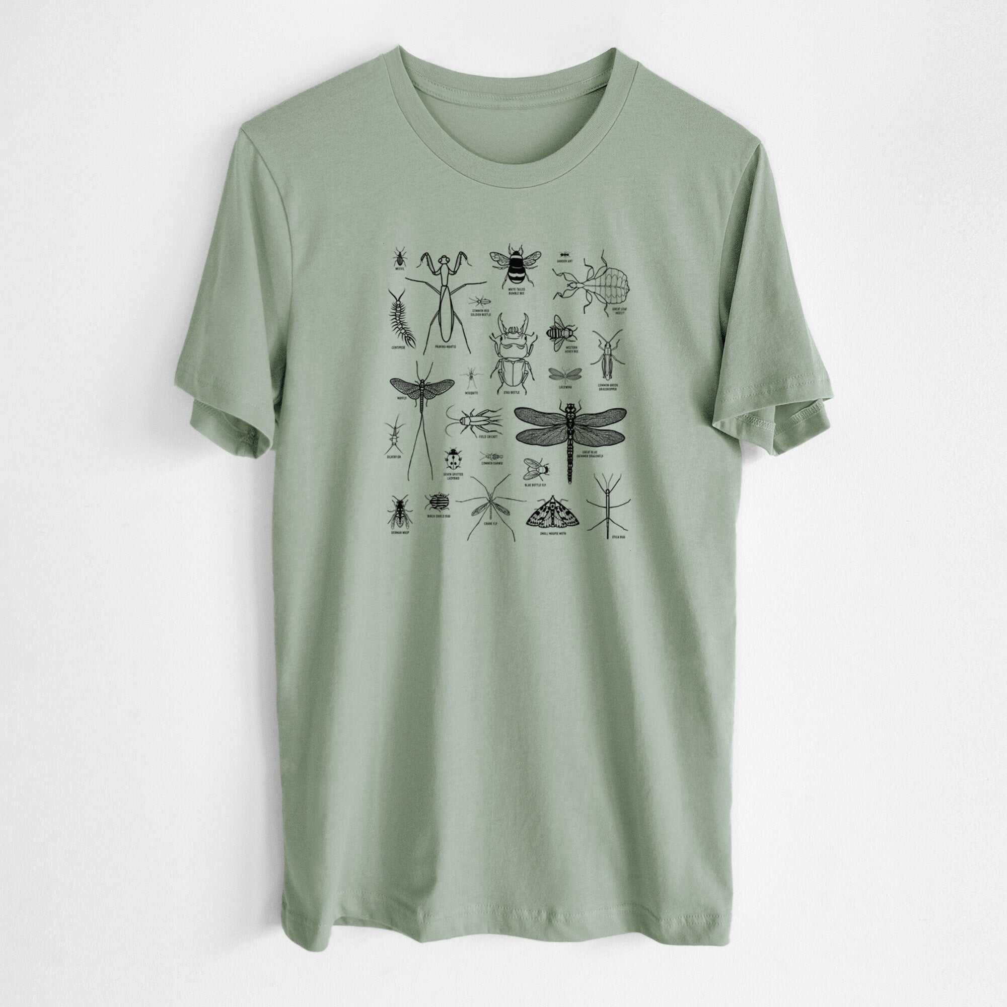 Chart of Arthropods/Insects - Lightweight 100% Cotton Unisex Crewneck