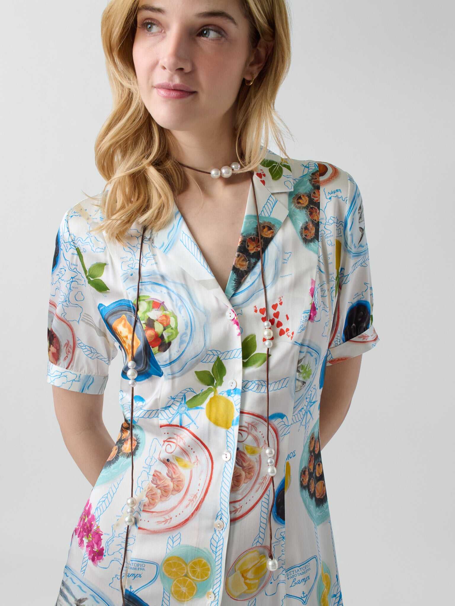 Lampi Button Down Dress
