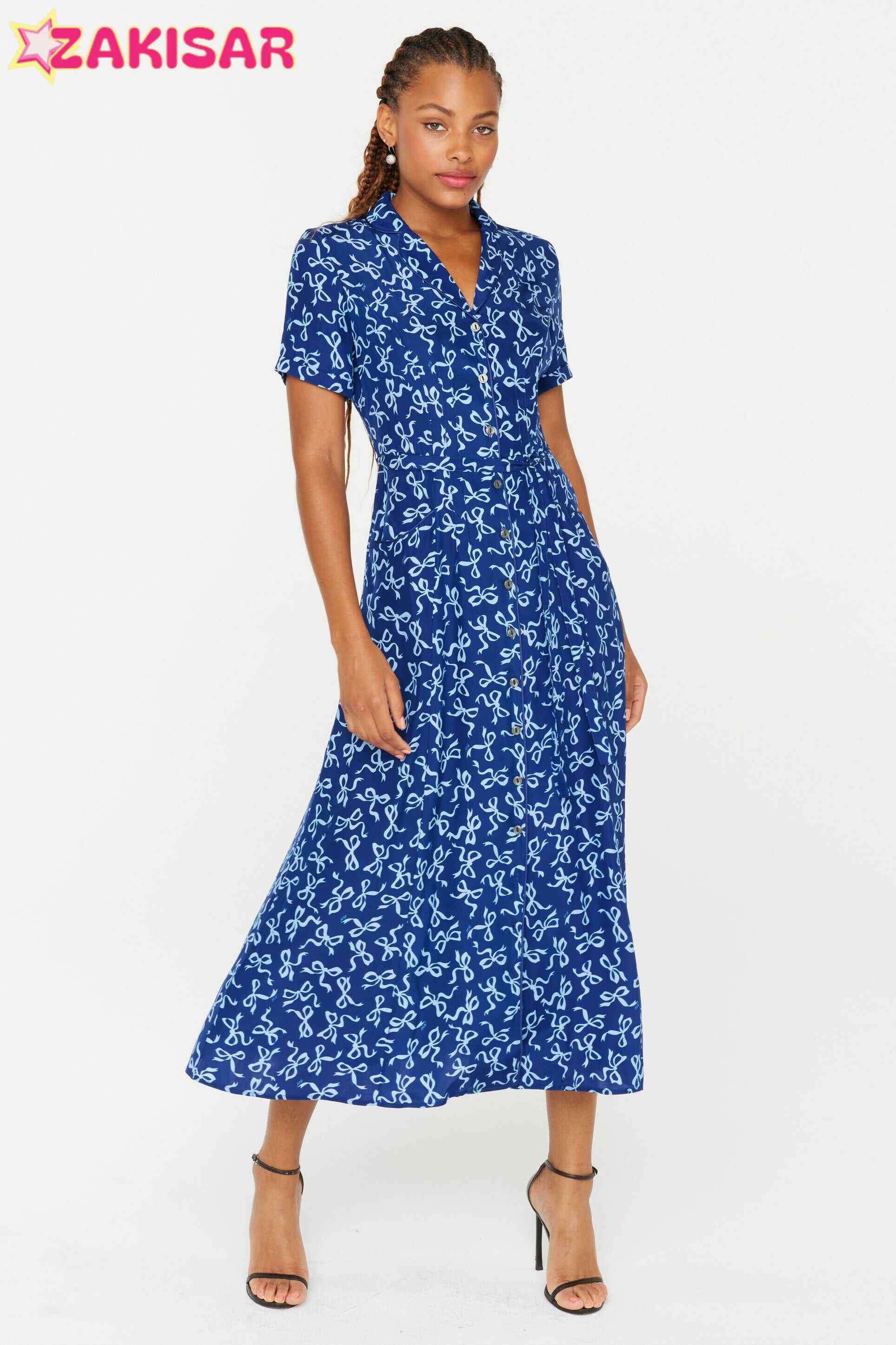 Silk Long Maria Dress