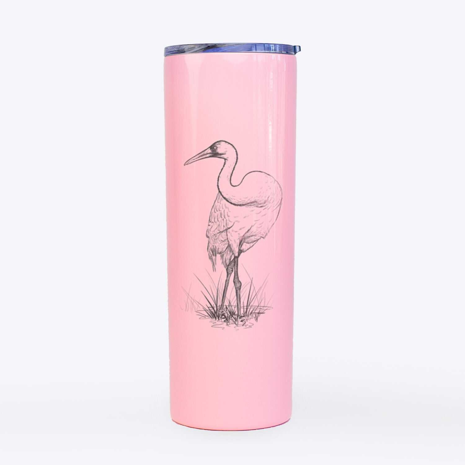 Whooping Crane - Grus americana - 20oz Skinny Tumbler