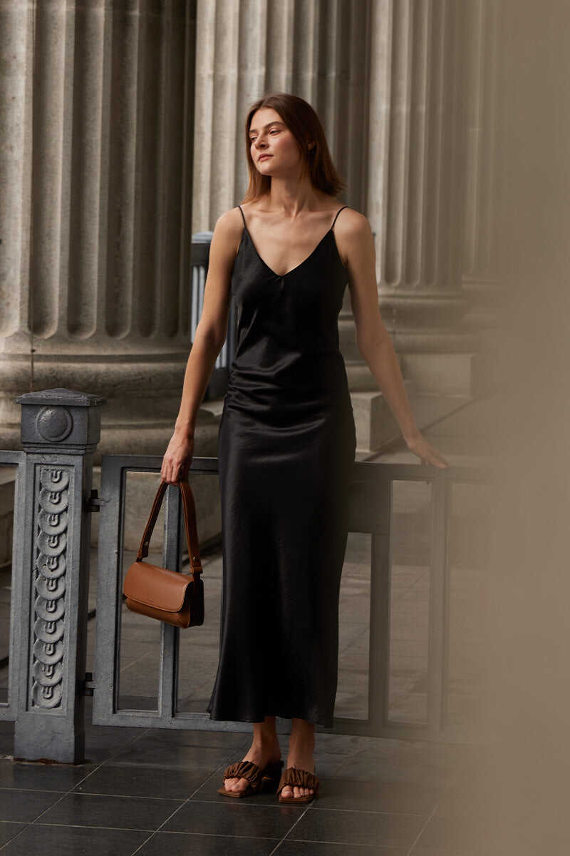 Gallery Box Bag in Camel