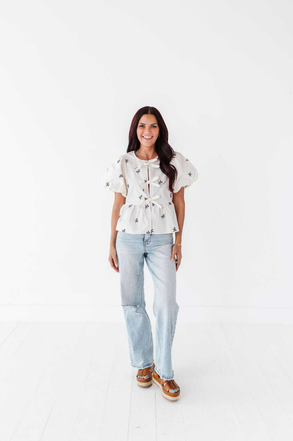 Paris Tie Blouse