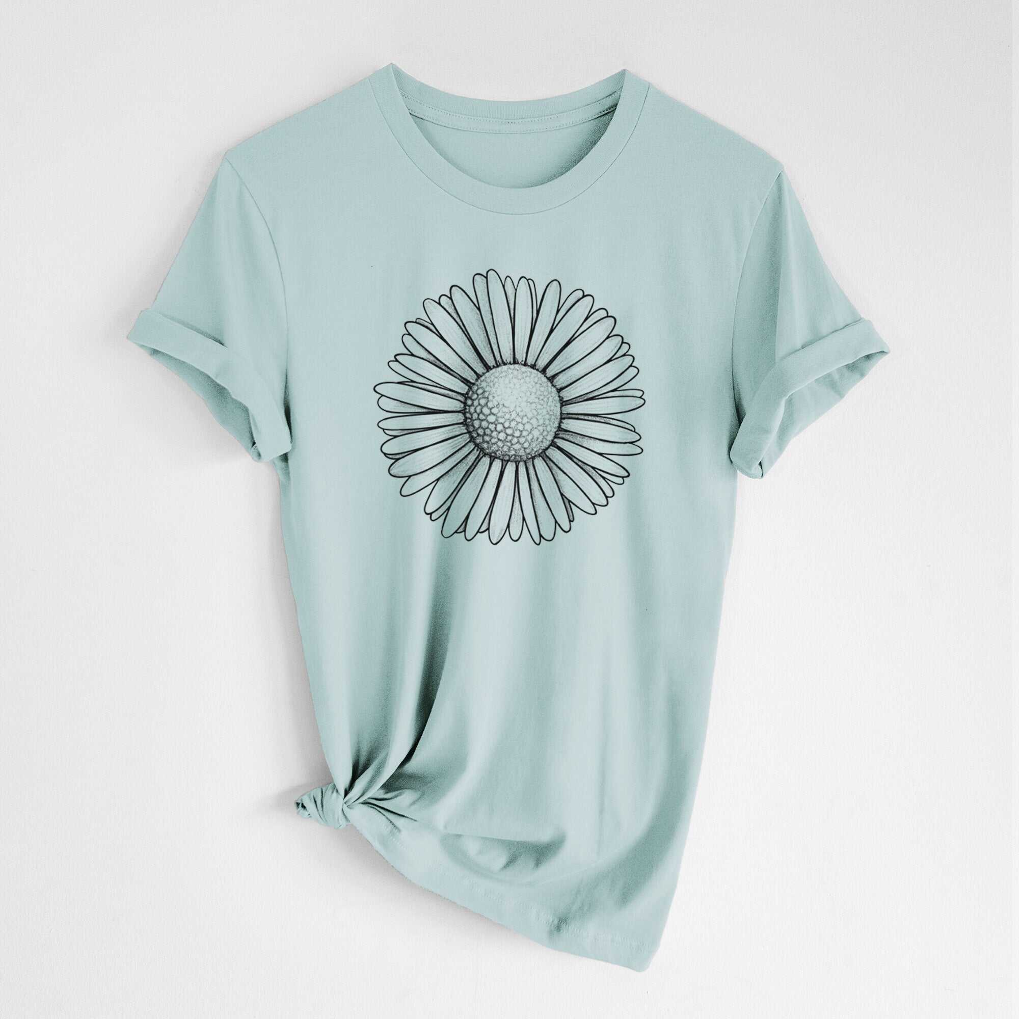 Bellis perennis - The Common Daisy - Lightweight 100% Cotton Unisex Crewneck