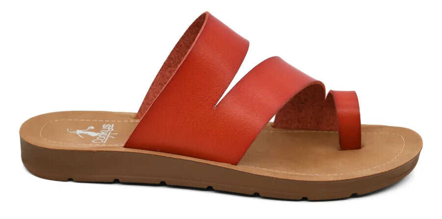 CORKYS Just a Fling Red Sandals FINAL SALE