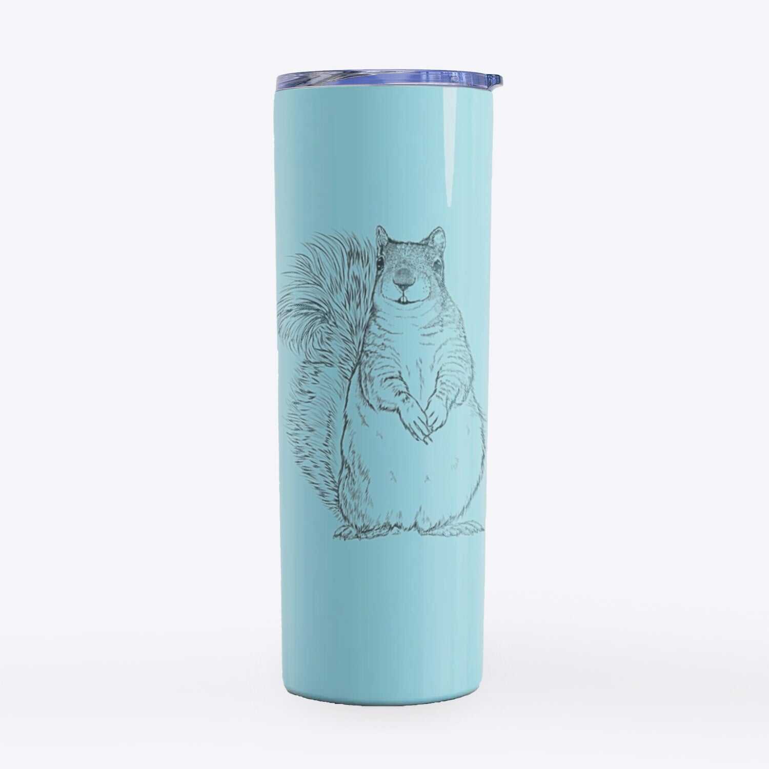 Western Grey Squirrel - Sciurus griseus - 20oz Skinny Tumbler