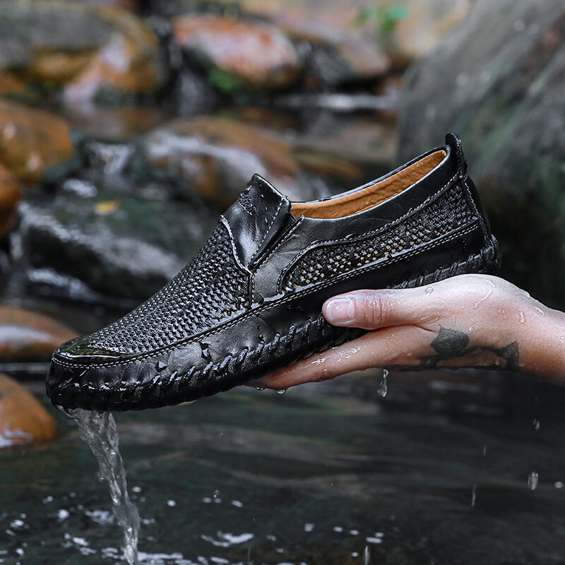 Men's Breathable Quick Drying Mesh Comfy Casual Slip on Loafers Water Shoes