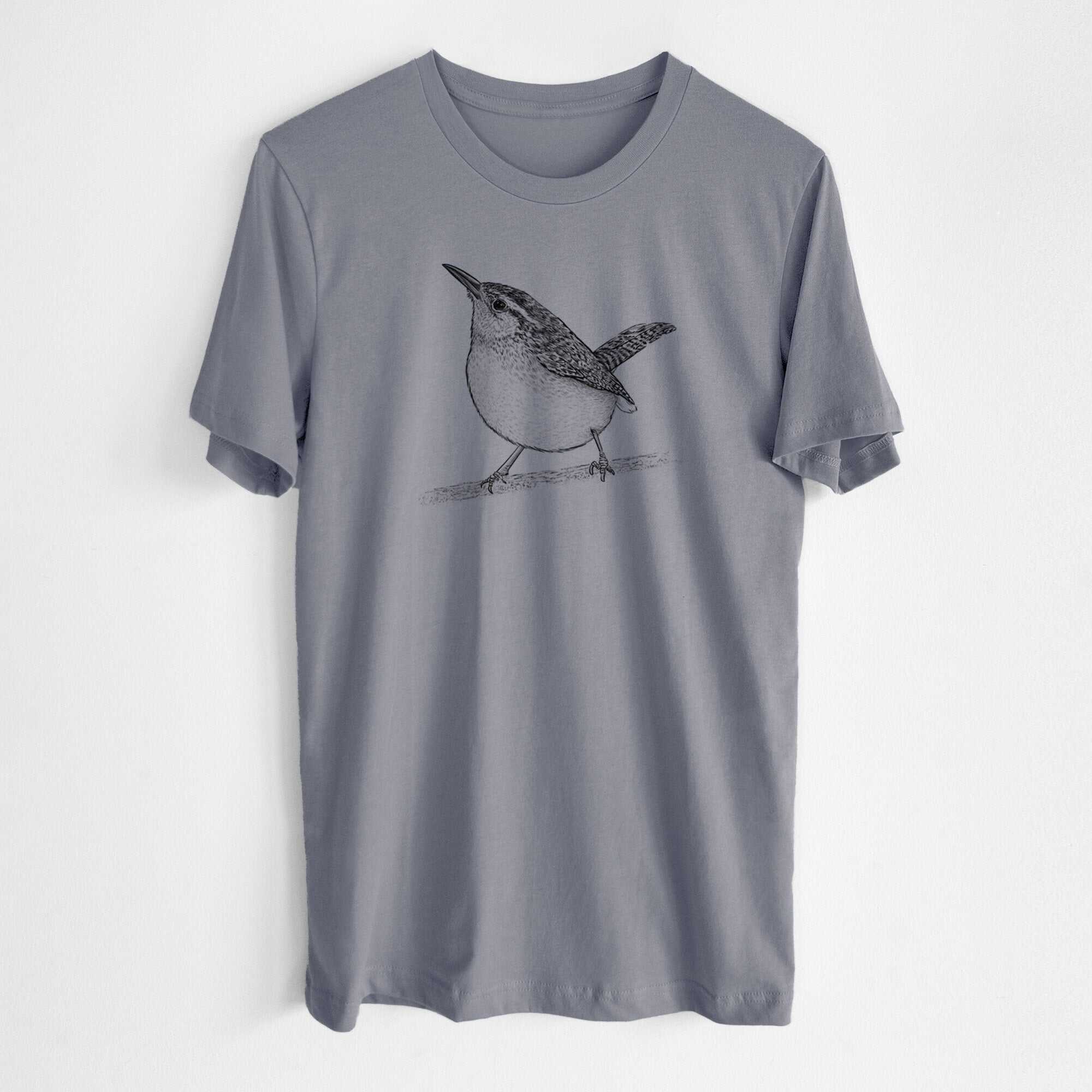 Carolina Wren - Thryothorus ludovicianus - Lightweight 100% Cotton Unisex Crewneck