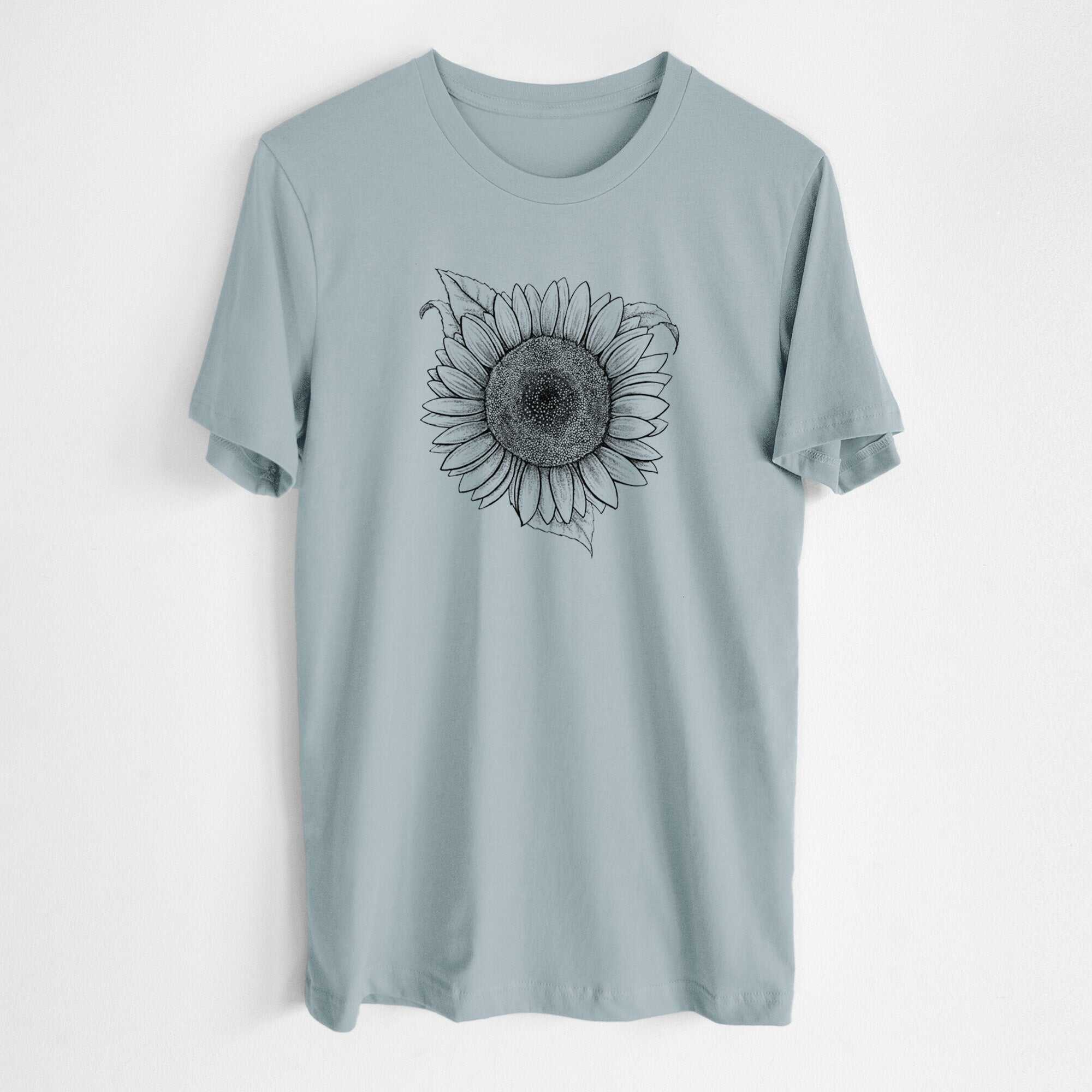 Lemon Queen Sunflower - Helianthus Annuus - Lightweight 100% Cotton Unisex Crewneck