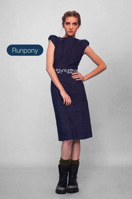 MIRIAM dress - Indigo print