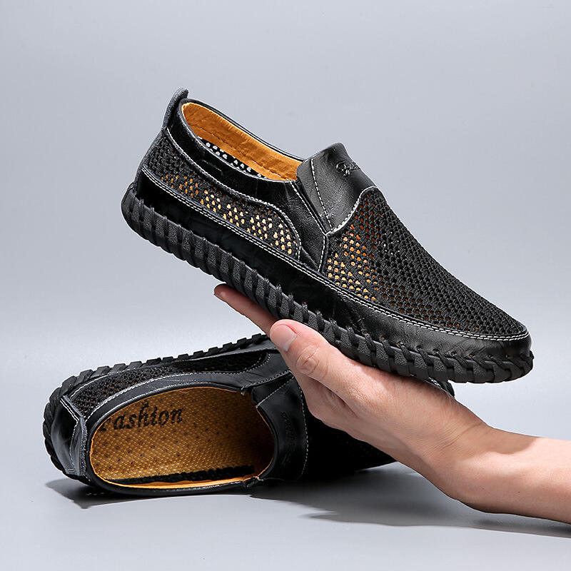 Men's Breathable Quick Drying Mesh Comfy Casual Slip on Loafers Water Shoes