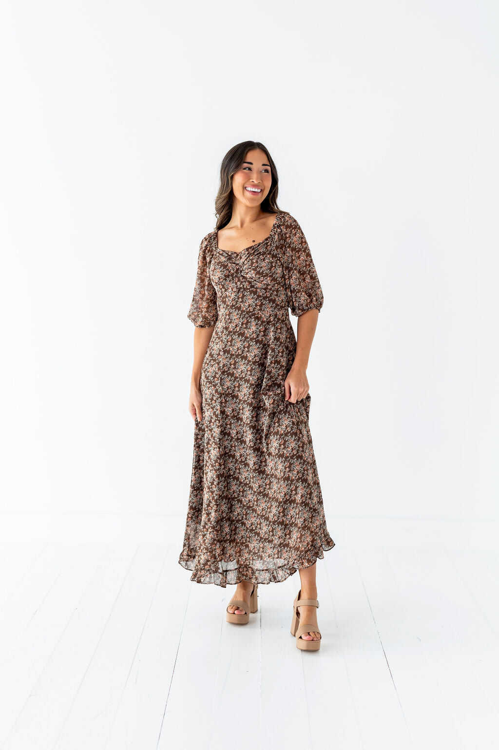 Larissa Floral Dress - Size Small, 2X, & 3X Left