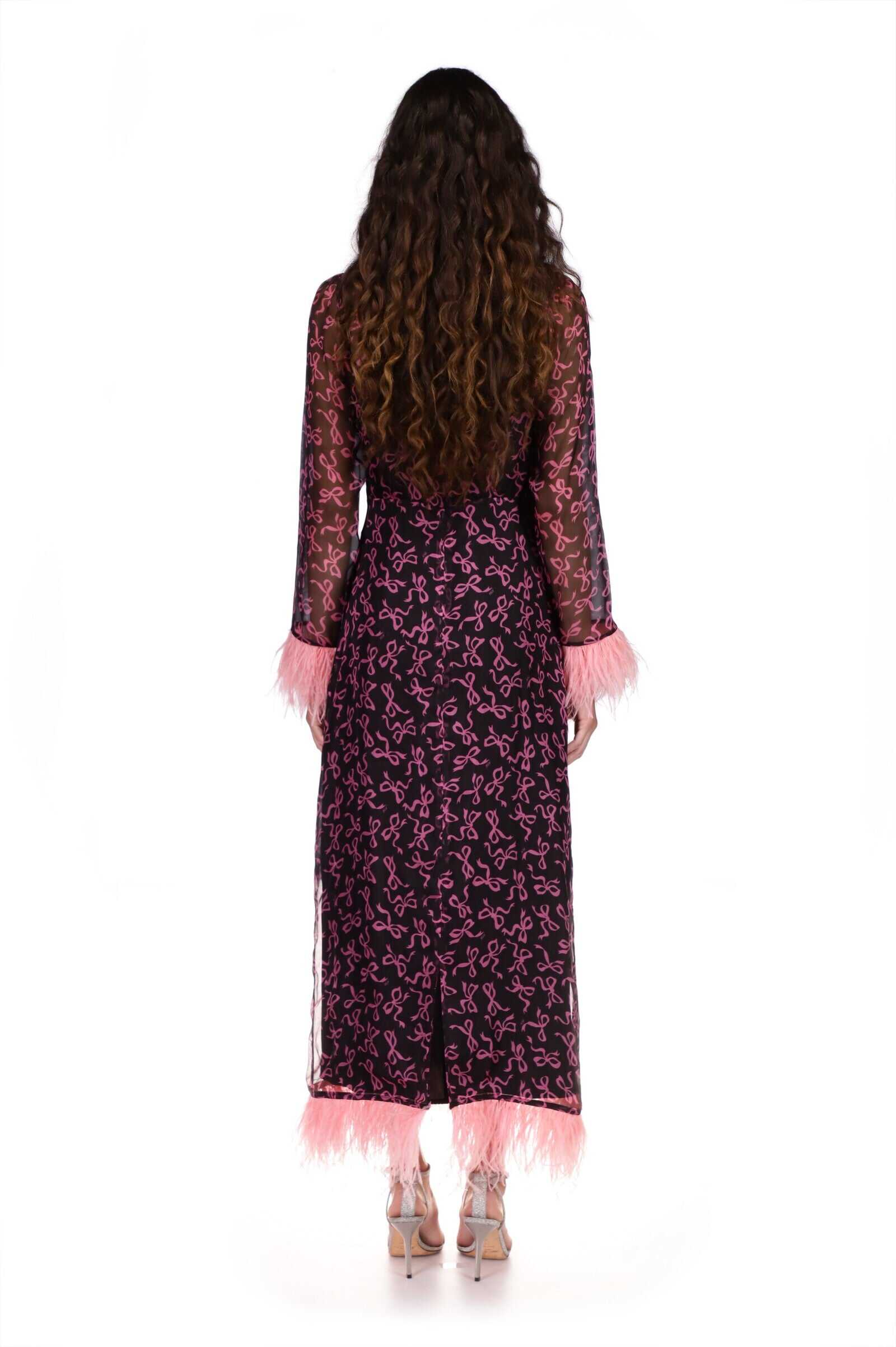 Elisa Bow Dress w. Feathers