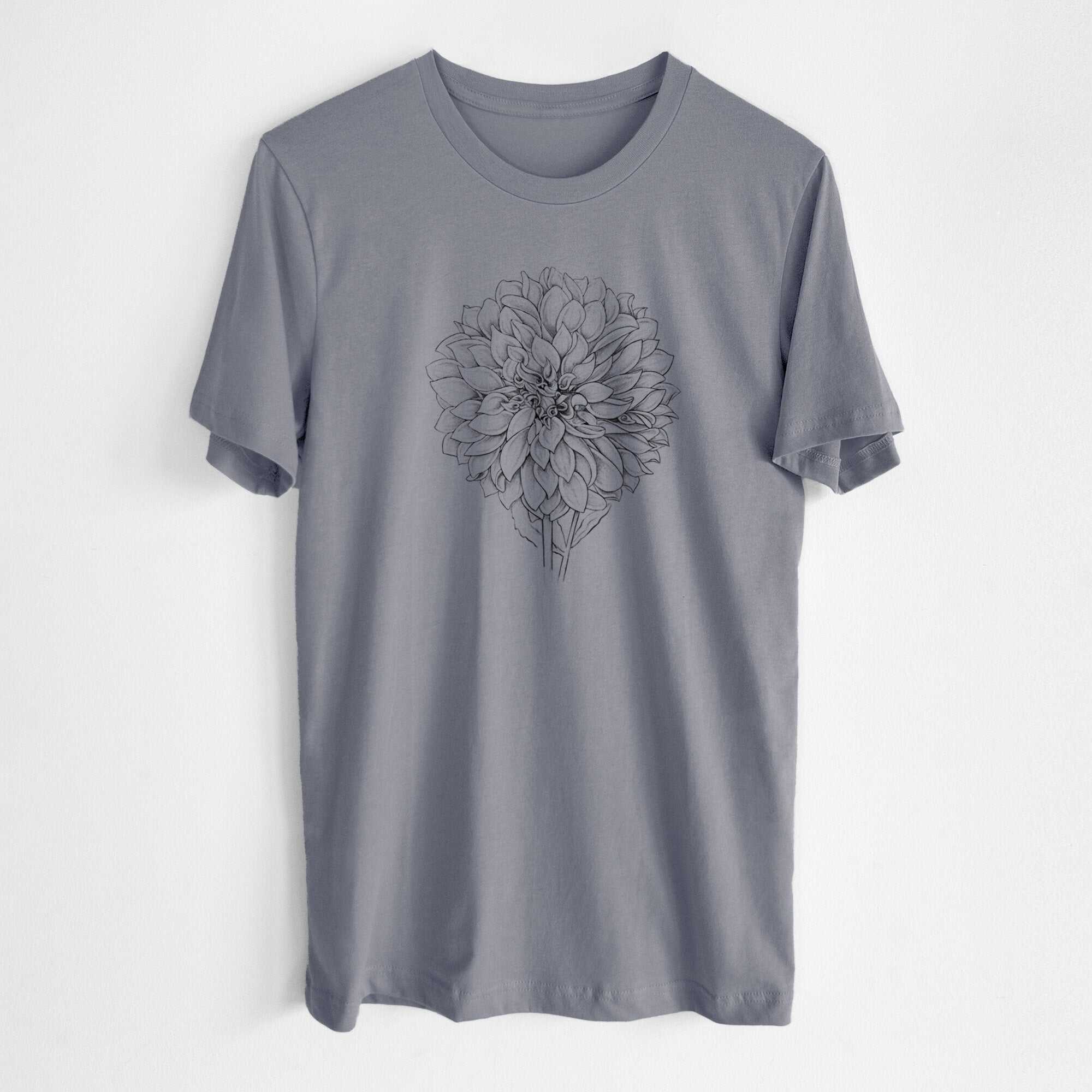 Dahlia Cafe Au Lait - Lightweight 100% Cotton Unisex Crewneck