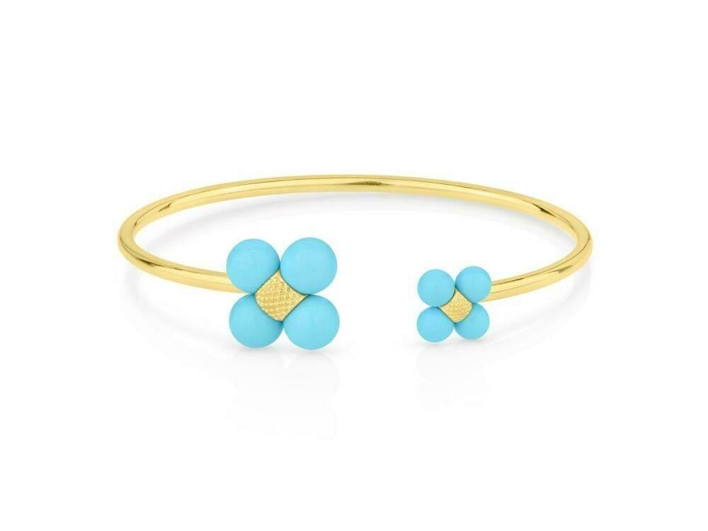 Paul Morelli Turquoise Sequence Tube Bangle