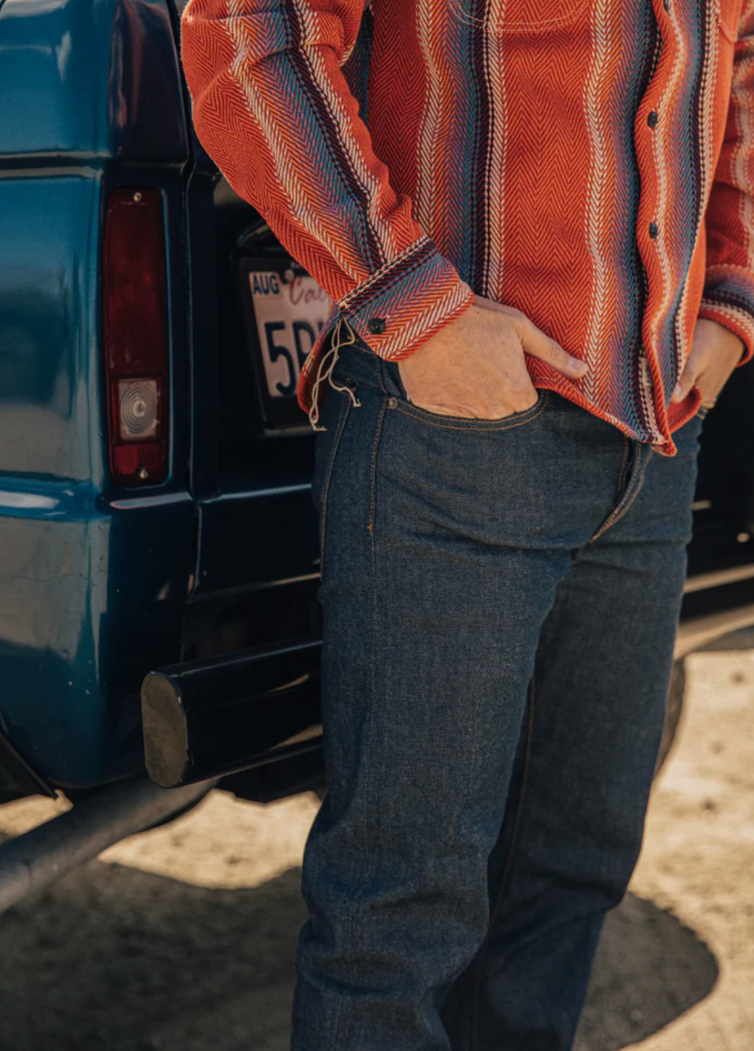 The Hammer Straight in Indigo Raw