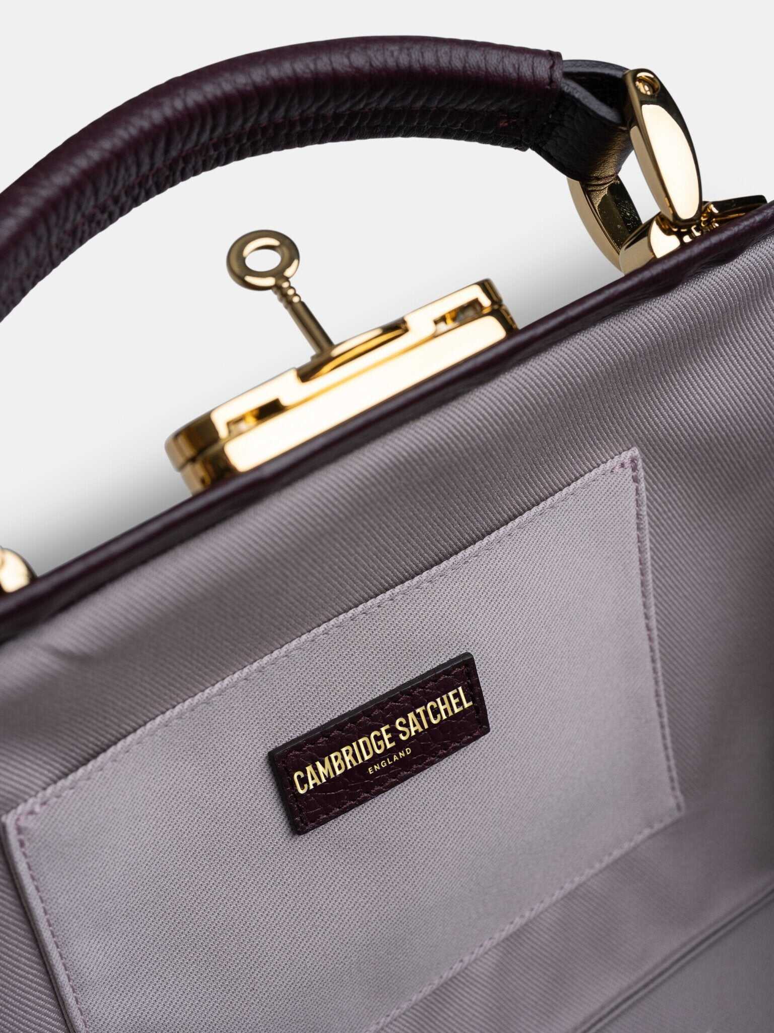The Sophie -  Bordeaux Calf Grain