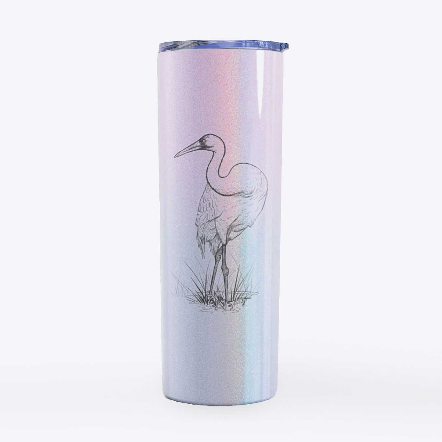Whooping Crane - Grus americana - 20oz Skinny Tumbler