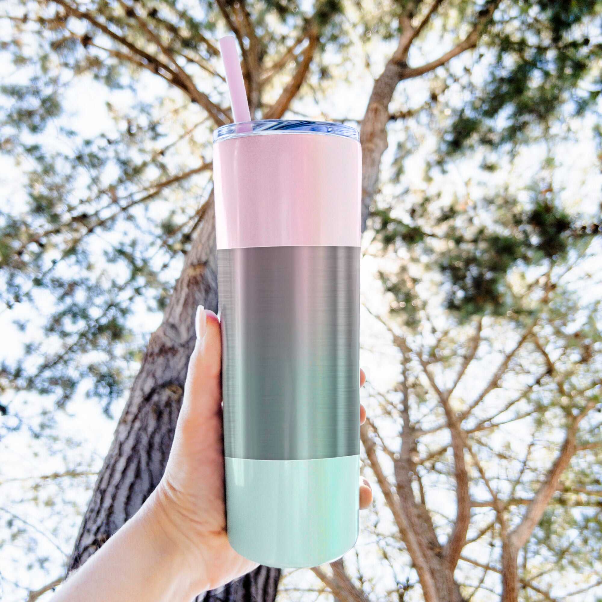 Western Grey Squirrel - Sciurus griseus - 20oz Skinny Tumbler