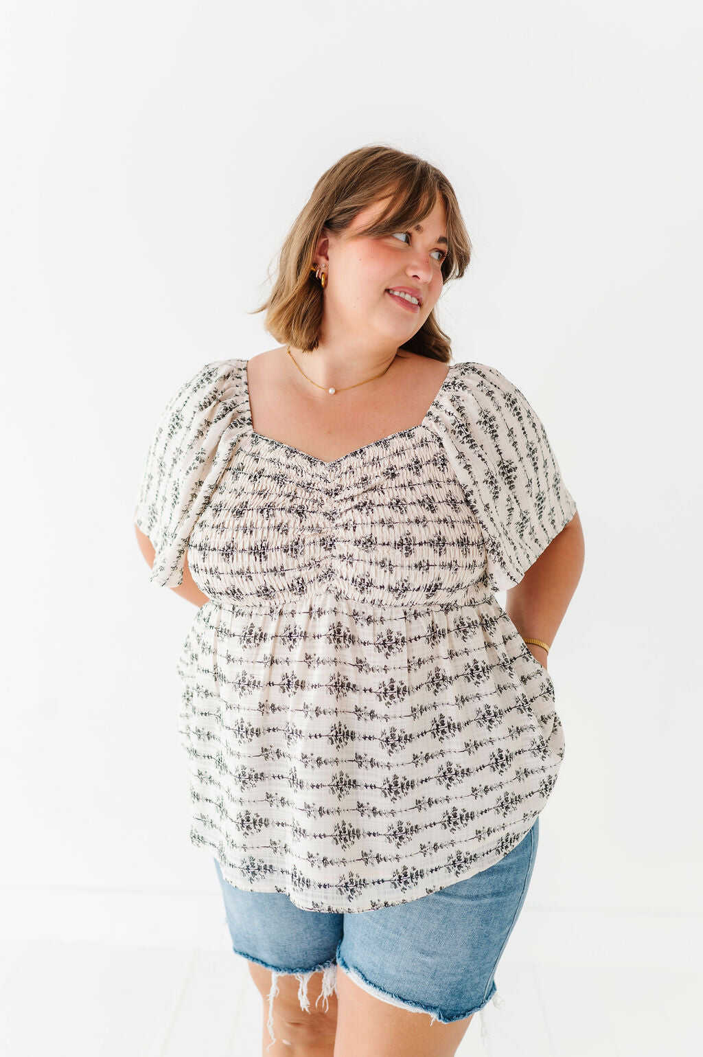 Vanessa Smocked Top