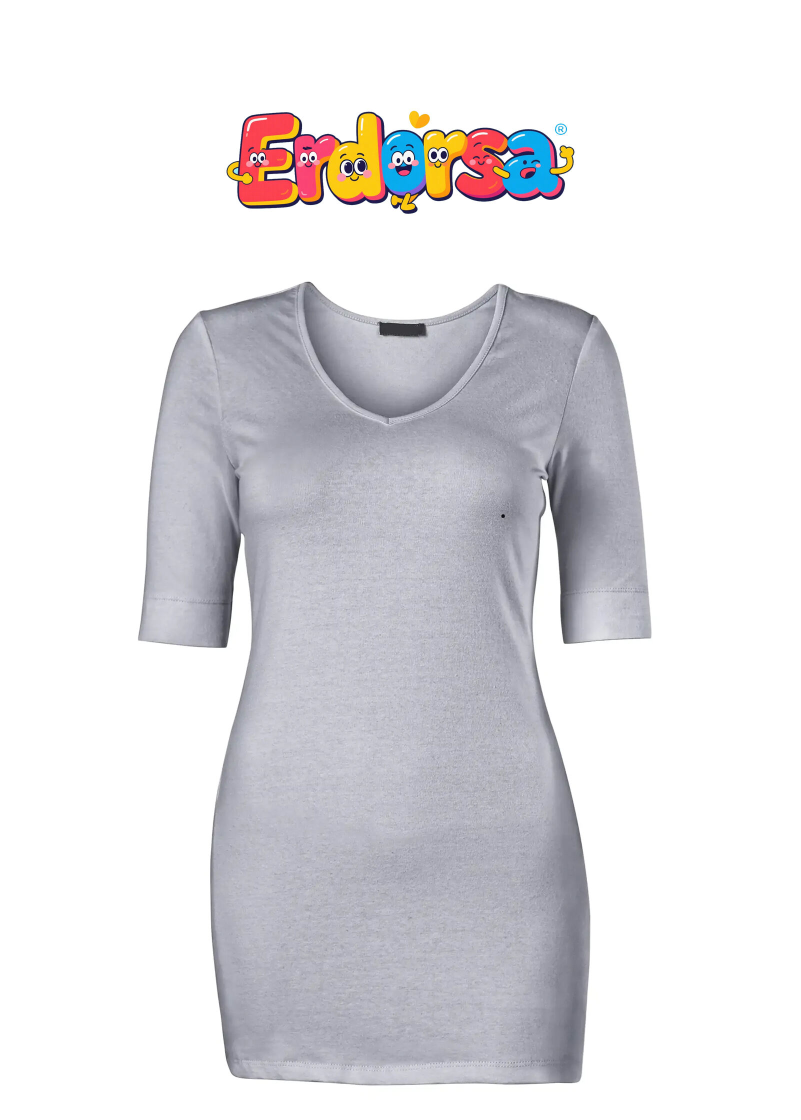 Long And Lean Tee - Light Heather Grey