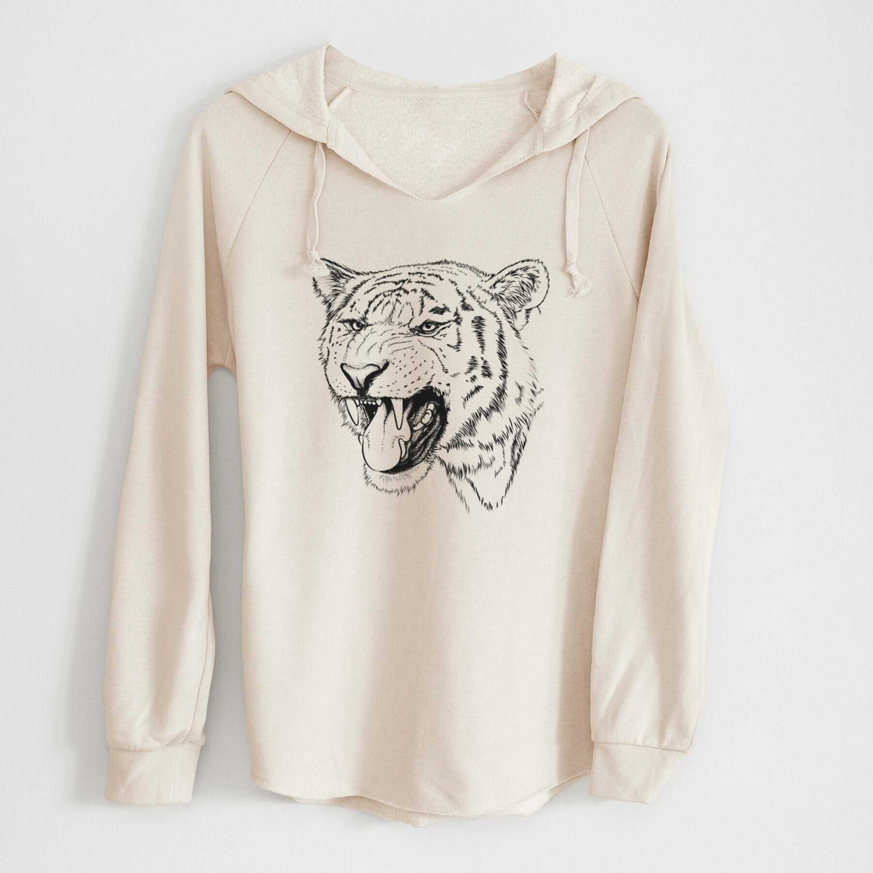 Siberian Tiger - Panthera tigris altaica - Cali Wave Hooded Sweatshirt