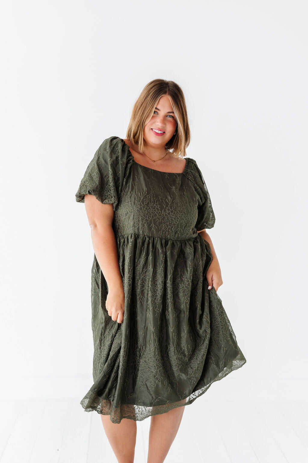 Blythe Embroidered Dress - Size 1XL, 2XL, & 3XL Left