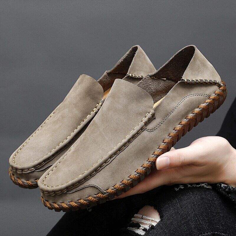 Men's Genuine Leather  Comfortable Lightweight Non-Slip Orthopedic Shoes