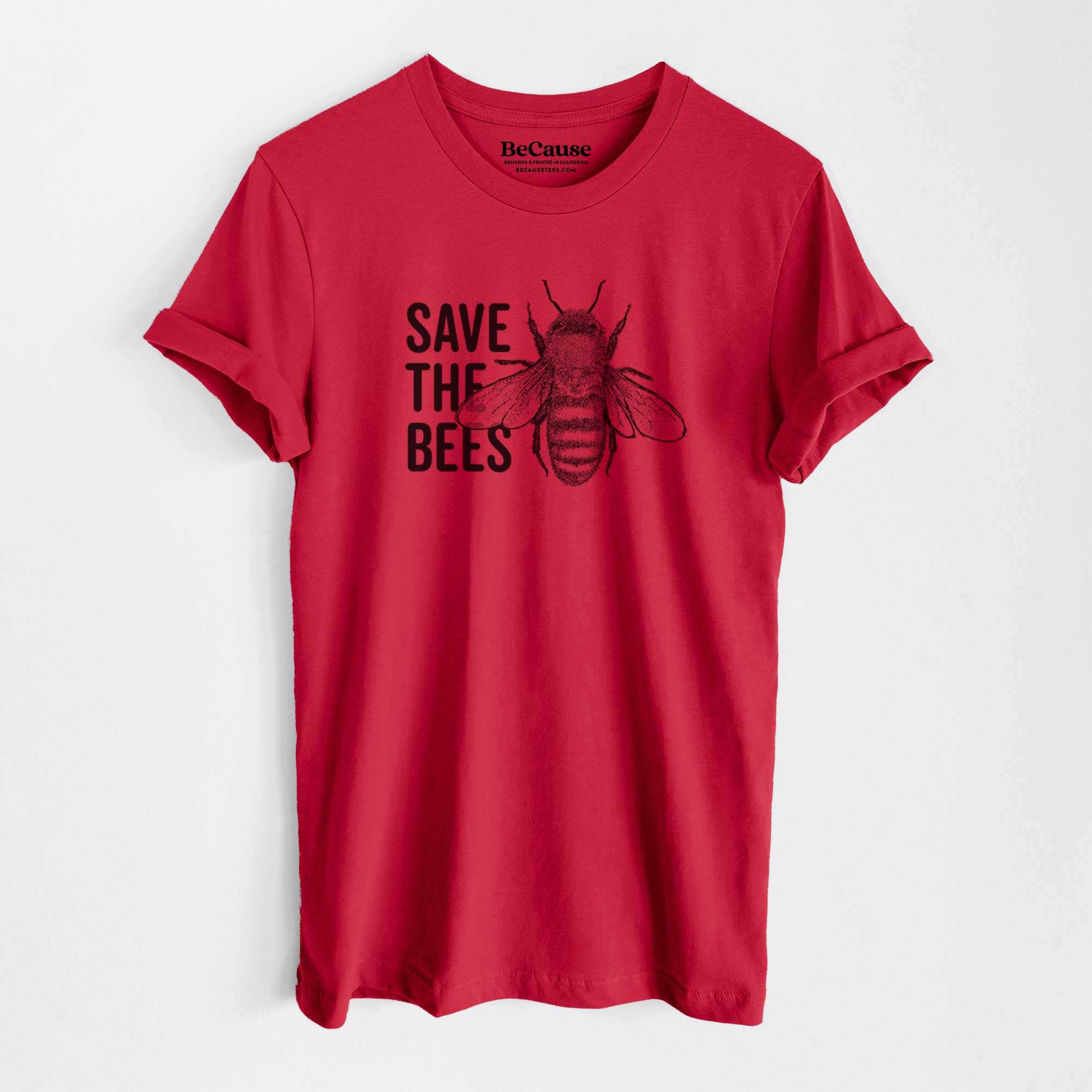 Save the Bees - Lightweight 100% Cotton Unisex Crewneck