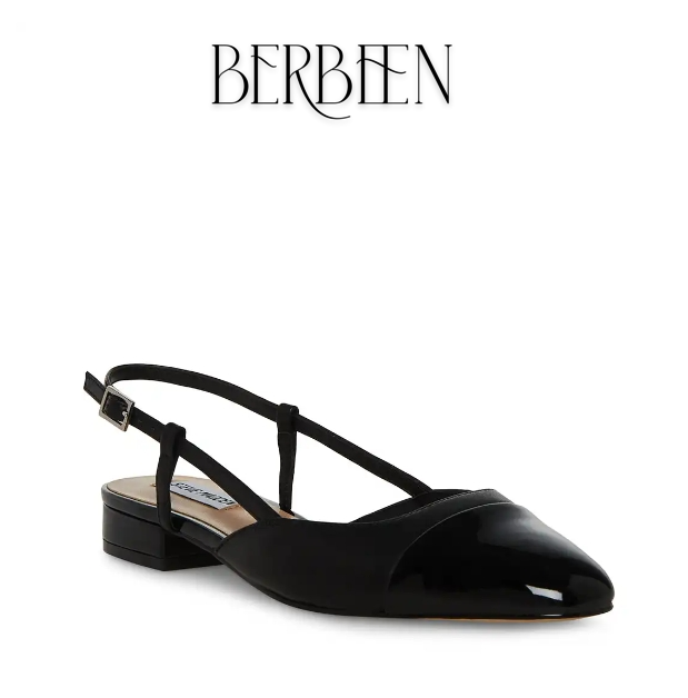 Belinda Ballerina BLACK LEATHER