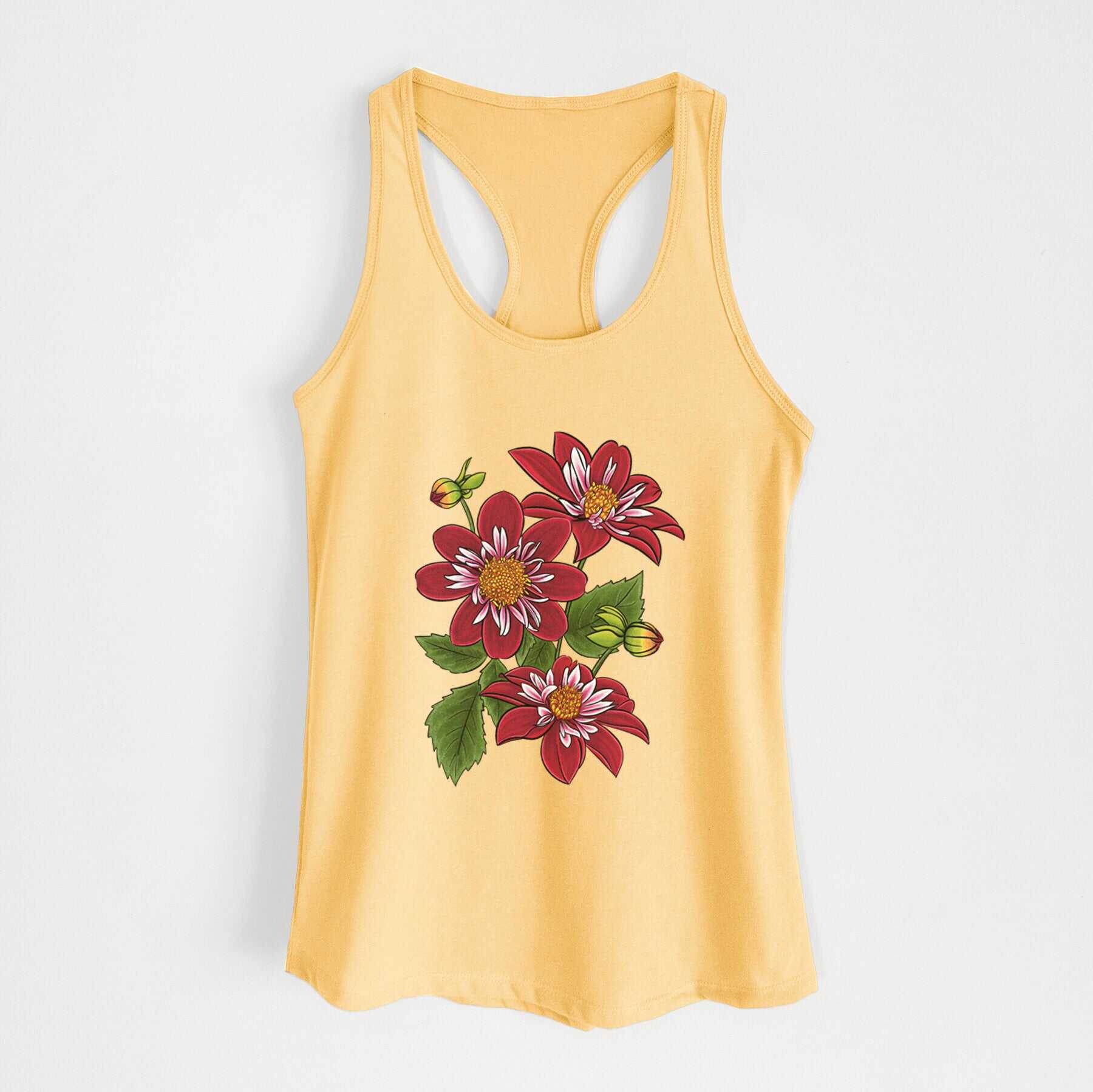 Dahlia Collarette - Night Butterfly - Women's Racerback Tanktop