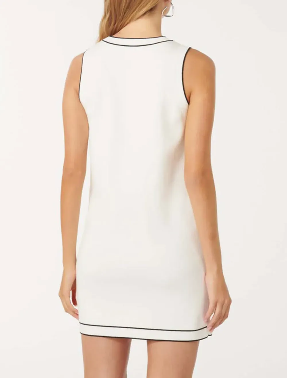 Tipped Mini Dress
