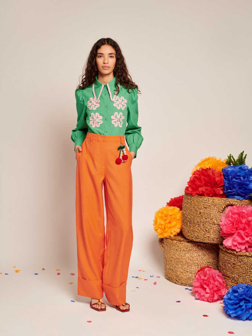 Esmeralda Applique Blouse