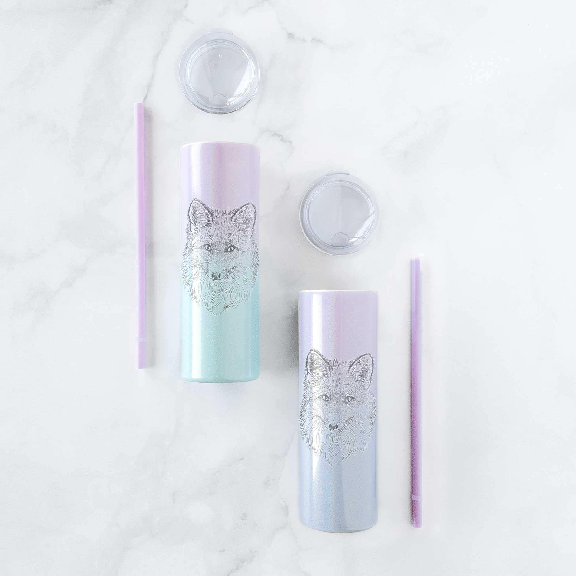 Red Fox - Vulpes vulpes - 20oz Skinny Tumbler