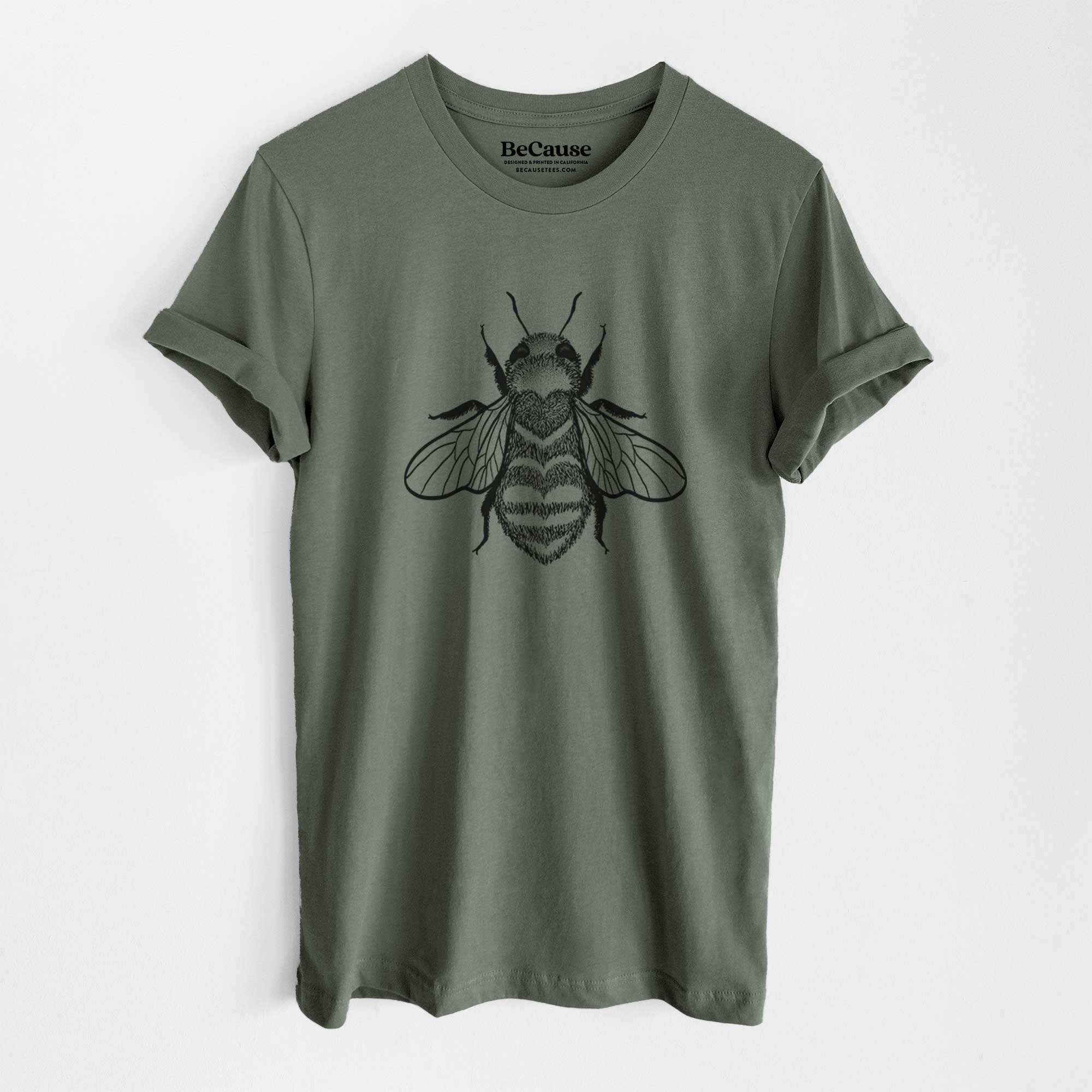 Bee Love - Lightweight 100% Cotton Unisex Crewneck