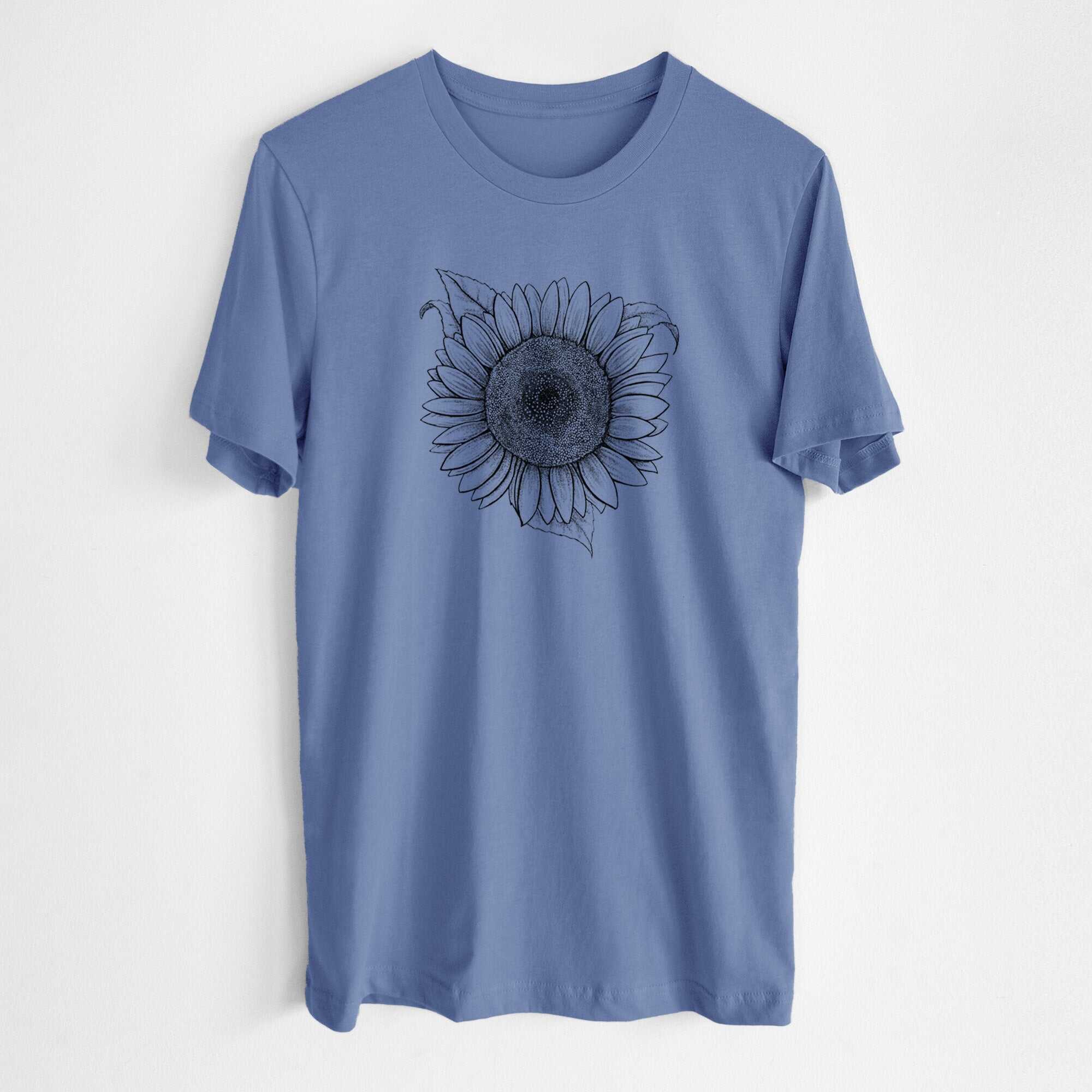 Lemon Queen Sunflower - Helianthus Annuus - Lightweight 100% Cotton Unisex Crewneck